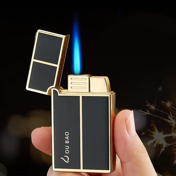 2020 Crisp PING Sound Gas Jet Lighter Butane Turbo Torch Lighter For Cigar Cigarette Metal 1300 C Windproof Gadgets For Men
2020 Crisp PING Sound Gas Jet Lighter Butane Turbo Torch Lighter For Cigar Cigarette Metal 1300 C Windproof Gadgets For Men