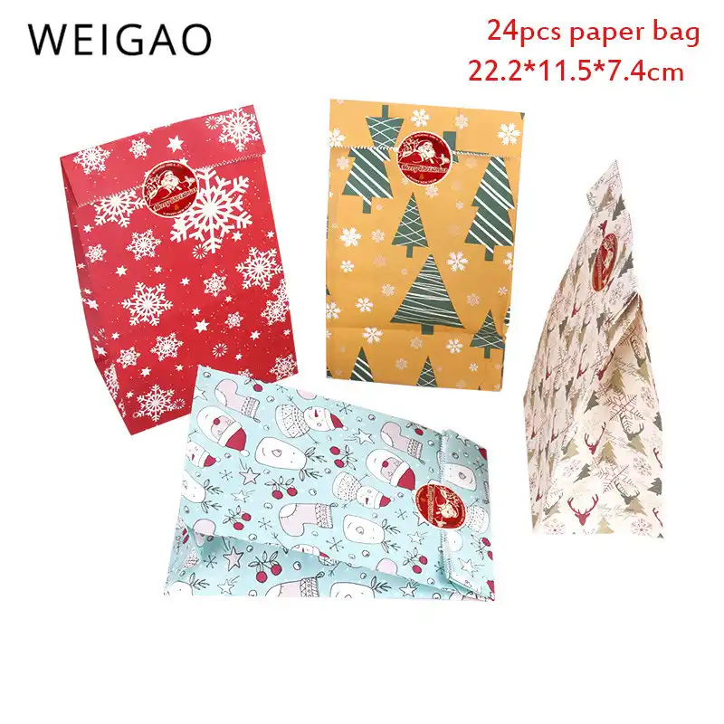 gift box packing bag new year kids favor candy bag christmas