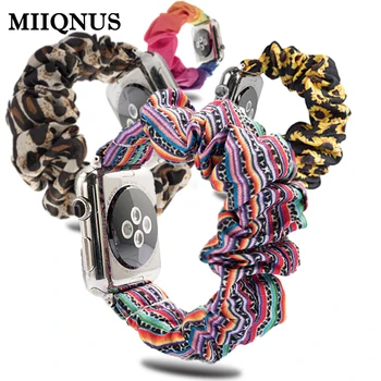 MIIQNUS Printed Fabric Scrunchie Elastic Watch Band Replacement for Apple Watch Series 5 4 3 2 1 Bracelet Belt Smart Accessories 
MIIQNUS Printed Fabric Scrunchie Elastic Watch Band Replacement for Apple Watch Series 5 4 3 2 1 Bracelet Belt Smart Accessories