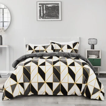 New arrival plaid series bed linen Queen King duvet cover set double size home bedding set bed cover Pillow case Home Textile
New arrival plaid series bed linen Queen King duvet cover set double size home bedding set bed cover Pillow case Home Textile