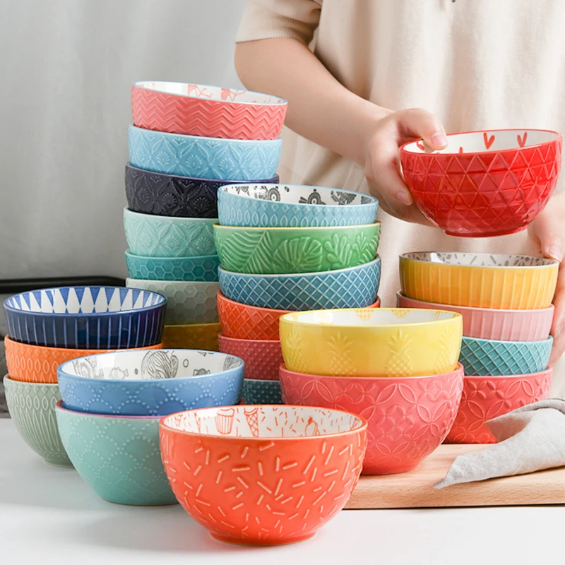 Originality Personality Rice Bowl Hand Household Ceramics Small Bowl 5 Inch 5 Inch Botany Flowers And Plants 
Originality Personality Rice Bowl Hand Household Ceramics Small Bowl 5 Inch 5 Inch Botany Flowers And Plants