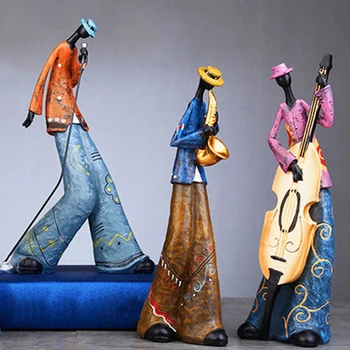 Creative Rock Band Figurines retro art doll sculpture resin crafts living room cabinet home decor ornaments Guitar Singer Statue
Creative Rock Band Figurines retro art doll sculpture resin crafts living room cabinet home decor ornaments Guitar Singer Statue