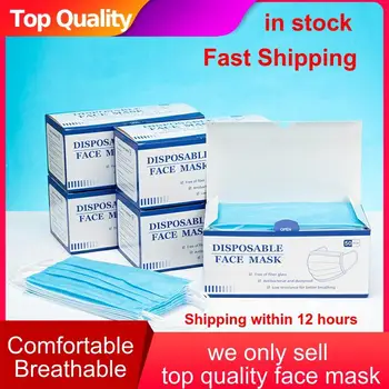 Mouth disposable Filter Mask 3 Layers mascarilla Filt Disposable Face Mask 3Ply Masks Breathable dustproof Protective masks
Mouth disposable Filter Mask 3 Layers mascarilla Filt Disposable Face Mask 3Ply Masks Breathable dustproof Protective masks