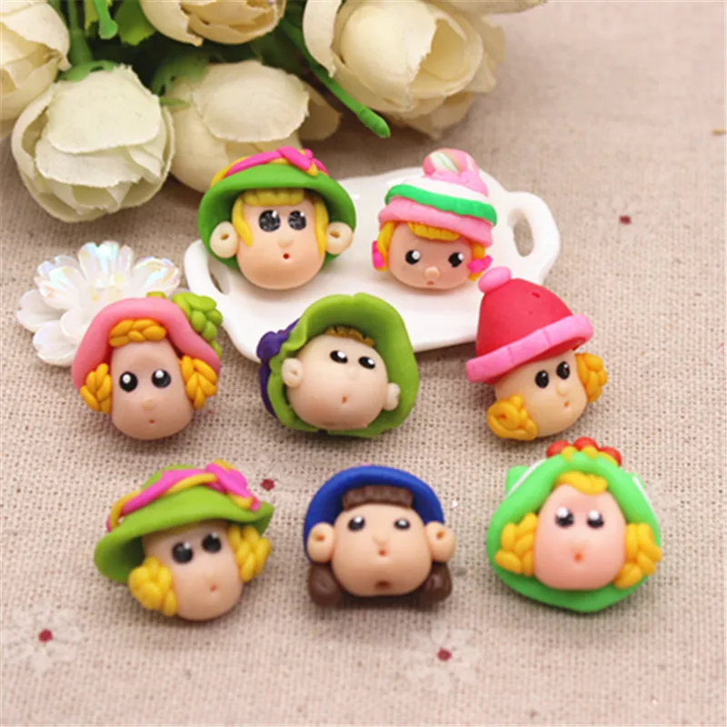 10pcs Mix patterns 3D cute girls&boys polymer clay craft DIY phone/keychain decoratio,about 2cmn
10pcs Mix patterns 3D cute girls&boys polymer clay craft DIY phone/keychain decoratio,about 2cmn