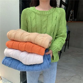 2019 Women Loose Sweaters Fashion Women Sweater
2019 Women Loose Sweaters Fashion Women Sweater