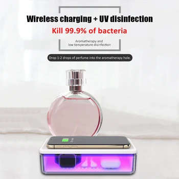 2in1 Multifunctional Ultraviolet Sterilizer + Telephone Wireless Charger Charging Box Mask Phone Earphone UV Sterilizer Machine
2in1 Multifunctional Ultraviolet Sterilizer + Telephone Wireless Charger Charging Box Mask Phone Earphone UV Sterilizer Machine