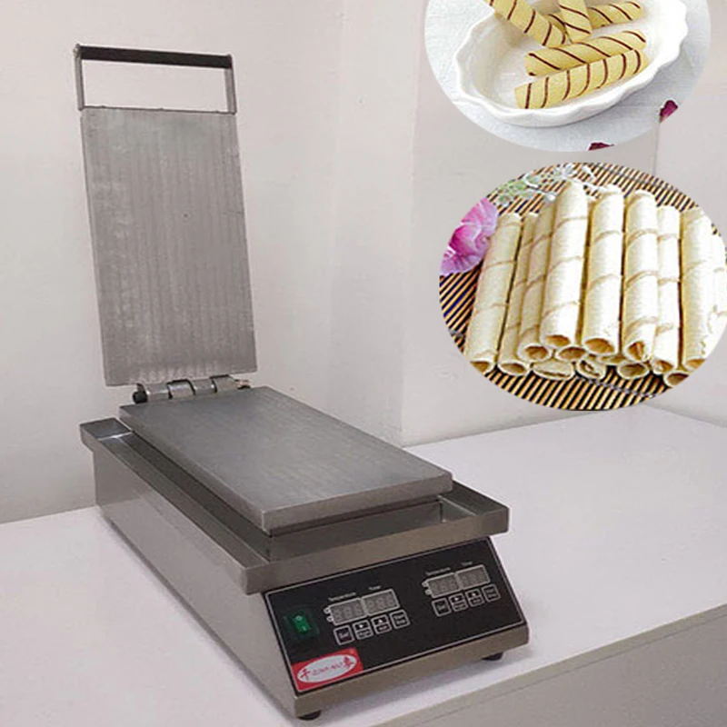 Meringue Egg Roll Machine Desktop 220V Stainless Steel Home Automatic 2KW Commercial Baking Crispy Snack Electrical Appliances
Meringue Egg Roll Machine Desktop 220V Stainless Steel Home Automatic 2KW Commercial Baking Crispy Snack Electrical Appliances