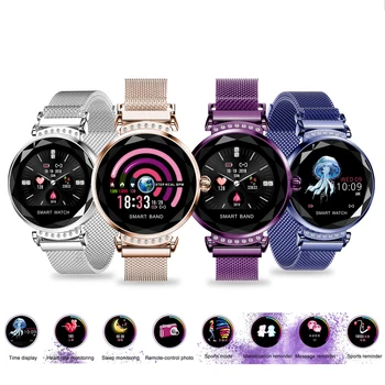 2020 Fashion H2 Smart Wristband Women 3D Diamond Glass Heart Rate Blood Pressure Sleep Monitor Waterproof Smart Watch#Z3
2020 Fashion H2 Smart Wristband Women 3D Diamond Glass Heart Rate Blood Pressure Sleep Monitor Waterproof Smart Watch#Z3