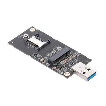 NGFF M.2 Key B to USB 3.0 Adapter Converter Card Board Desktop PC Add on Card with SIM Card Slot
NGFF M.2 Key B to USB 3.0 Adapter Converter Card Board Desktop PC Add on Card with SIM Card Slot