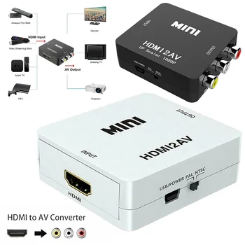 HDMI TO AV Scaler Adapter HD Video Converter Box HDMI To RCA AV/CVSB L/R Video 1080P HDMI2AV Support NTSC PAL
HDMI TO AV Scaler Adapter HD Video Converter Box HDMI To RCA AV/CVSB L/R Video 1080P HDMI2AV Support NTSC PAL