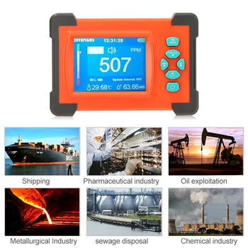 Carbon Dioxide Analyzer Monitors Humidity Detector Air Quality Monitor Temperature LCD/PC Gas Detector Logger Meter Measure Tool
Carbon Dioxide Analyzer Monitors Humidity Detector Air Quality Monitor Temperature LCD/PC Gas Detector Logger Meter Measure Tool