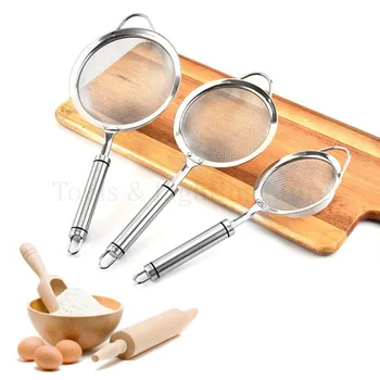 Kitchen Stainless Steel Wire Fine Mesh Oil Strainer Flour Colander Sifter Sieve Spoon Multifunctional Tool
Kitchen Stainless Steel Wire Fine Mesh Oil Strainer Flour Colander Sifter Sieve Spoon Multifunctional Tool