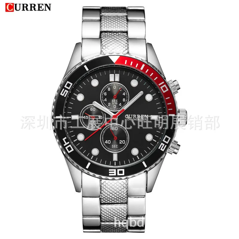 Curren/Karui En 8028 Men Waterproof Fake Three Eye Quartz Watch Large Dial Race Car Watch
Curren/Karui En 8028 Men Waterproof Fake Three Eye Quartz Watch Large Dial Race Car Watch