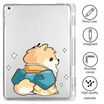 For iPad Pro 12.9 2020 Cute Dogs Funda With Pen Slot Tablet Case Clear Soft Covers iPad 7th Generation iPad Mini 5 Case Air 1 2
For iPad Pro 12.9 2020 Cute Dogs Funda With Pen Slot Tablet Case Clear Soft Covers iPad 7th Generation iPad Mini 5 Case Air 1 2