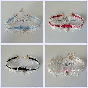Lolita Lolita Alice Daily Life Versatile Neck Cute GIRL'S Necklace Lace Bow Necklace Small Things
Lolita Lolita Alice Daily Life Versatile Neck Cute GIRL'S Necklace Lace Bow Necklace Small Things