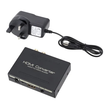 HDMI Audio Splitter HDMI TO HDMI+AUDIO+SPDIF+ R / L Audio Signal Converter Host Power Supply Host For Apple TV Blu-ray Players
HDMI Audio Splitter HDMI TO HDMI+AUDIO+SPDIF+ R / L Audio Signal Converter Host Power Supply Host For Apple TV Blu-ray Players