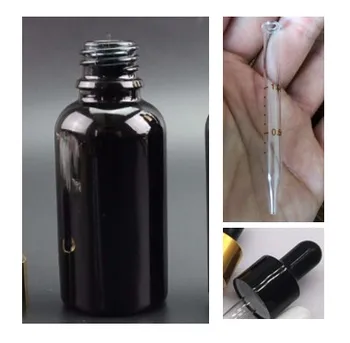 1000pcs/Lot 30ml black dropper bottler with the pipette graded
1000pcs/Lot 30ml black dropper bottler with the pipette graded