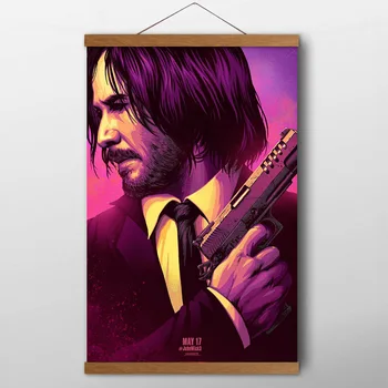 John Wick Chapter 3 Movie Wall Art Posters and Prints Canvas Art Paintings With Solid Wood Scrolls Framed For Room Decor
John Wick Chapter 3 Movie Wall Art Posters and Prints Canvas Art Paintings With Solid Wood Scrolls Framed For Room Decor