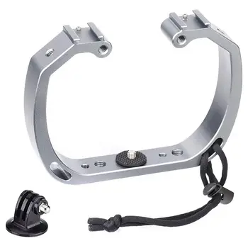 Underwater Diving Rig With Cold Shoe Mounts & Wrist Strap For Goprohero3, Hero4, Hero5, Hero6, Hero7 And Other Waterproof Action 
Underwater Diving Rig With Cold Shoe Mounts & Wrist Strap For Goprohero3, Hero4, Hero5, Hero6, Hero7 And Other Waterproof Action