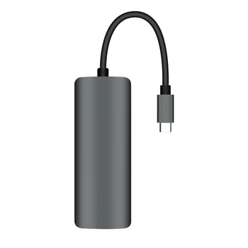 USB C Hub 7-In-1 Type C Adapter with Gigabit Ethernet,4K HDMI,PD 60W,2 USB 3.0 SD/TF Hub for Pro/Air Dell Surface
USB C Hub 7-In-1 Type C Adapter with Gigabit Ethernet,4K HDMI,PD 60W,2 USB 3.0 SD/TF Hub for Pro/Air Dell Surface