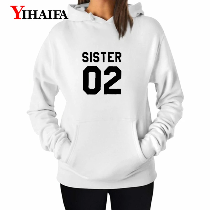 YIHAIFA New Sweatshirt Harajuku Roupas itself Hoodies Sister 02 Letters Printed Women Streetwear Pullover Coat
YIHAIFA New Sweatshirt Harajuku Roupas itself Hoodies Sister 02 Letters Printed Women Streetwear Pullover Coat