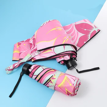 Mini 5 Fold Ultra Light Uv Protection Folding Umbrella Black Coating High Quality Sun Umbrella Capsule Pocket Umbrella U6B
Mini 5 Fold Ultra Light Uv Protection Folding Umbrella Black Coating High Quality Sun Umbrella Capsule Pocket Umbrella U6B