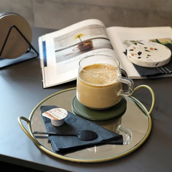 1Pc Storage Tray Serving Tray Round Service Plate Desktop Decor With Handle Handle Storage Tray Table Top Display Dinner Plate
1Pc Storage Tray Serving Tray Round Service Plate Desktop Decor With Handle Handle Storage Tray Table Top Display Dinner Plate