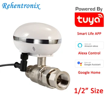Alexa Google Voice Control Tuya Smart WiFi Control Gas Smart Water Valve WiFi Shut-Off Controller 1/2 Inch Pipe Size
Alexa Google Voice Control Tuya Smart WiFi Control Gas Smart Water Valve WiFi Shut-Off Controller 1/2 Inch Pipe Size