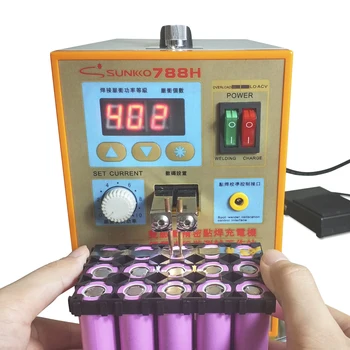 SUNKKO 788H-USB Battery Spot Welder double pulse USB Charge Test LED Lighting 220V 110V Spot Welding Machine 18650 Battery Test
SUNKKO 788H-USB Battery Spot Welder double pulse USB Charge Test LED Lighting 220V 110V Spot Welding Machine 18650 Battery Test