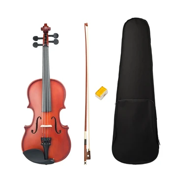 1/4 Violin Scrub Violin Student Violin Set Violin Beginner Natural Color Violin Use 
1/4 Violin Scrub Violin Student Violin Set Violin Beginner Natural Color Violin Use