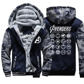 2019 Winter Avengers Infinity War Movie Thick Hoodies Men Warm Fleece Sportswear Warm Plus Size Sweatshirts Anime Men's Jackets
2019 Winter Avengers Infinity War Movie Thick Hoodies Men Warm Fleece Sportswear Warm Plus Size Sweatshirts Anime Men's Jackets