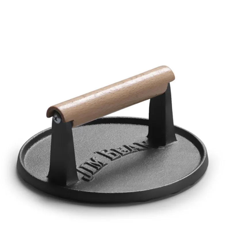 Круглый Большой инструмент для барбекю, чугунная деревянная ручка, тарелка для стейка, пресс для мяса, гриль, жареное мясо, кальмар, жареный стейк, тарелка для барбекю
Круглый Большой инструмент для барбекю, чугунная деревянная ручка, тарелка для стейка, пресс для мяса, гриль, жареное мясо, кальмар, жареный стейк, тарелка для барбекю