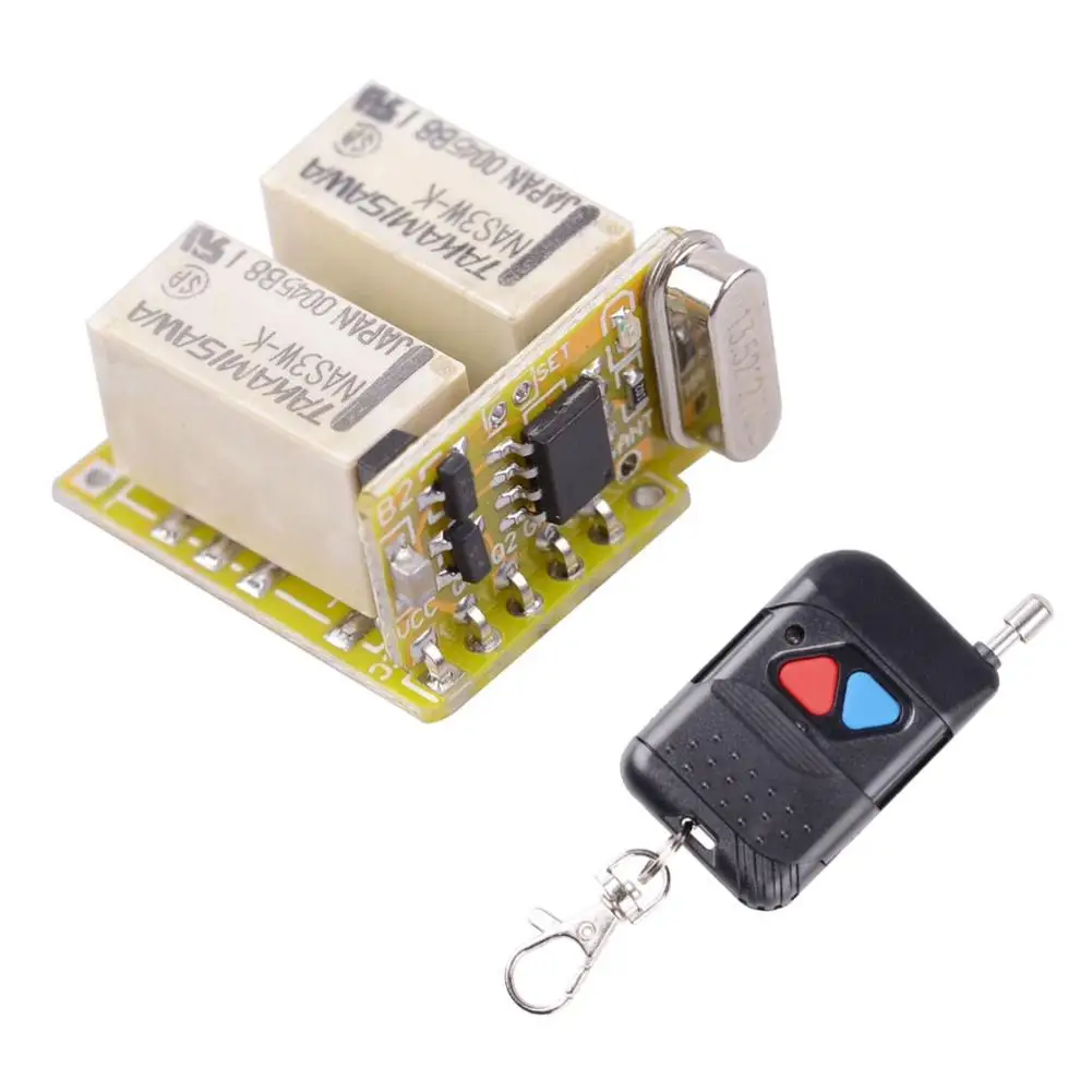 Unigate Wireless Remote Receiver 4-24V 2 Way Universal Wireless Remote Control Switch Receiver For Light RC Car
Unigate Wireless Remote Receiver 4-24V 2 Way Universal Wireless Remote Control Switch Receiver For Light RC Car