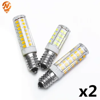 

2pcs/lot E14 Led Lamp Ceramic LED Bulb AC 220V 230V 240V 3W 4W 5W 7W 2835 SMD LED Corn Bulb 360 Degree Angle Led Spotlight Lamp