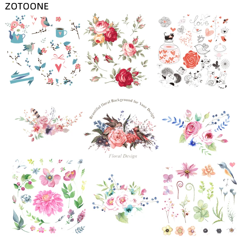ZOTOONE Flower Patch Cute Animal Stickers Iron on Print on Transfers for Clothes T-shirt Accessory Applique DIY Heat Transfer G
ZOTOONE Flower Patch Cute Animal Stickers Iron on Print on Transfers for Clothes T-shirt Accessory Applique DIY Heat Transfer G