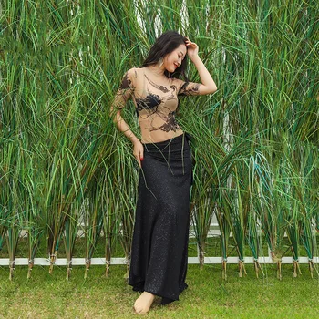 Bellydance oriental Belly baladi Indian eastern desert hair swings dance dancing costumes Printed top skirt dress dance set wear
Bellydance oriental Belly baladi Indian eastern desert hair swings dance dancing costumes Printed top skirt dress dance set wear