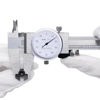 Supply Dial Caliper 1pc 6 Inch Vernier Stainless Steel DIY Ruler Gauge Fine Polished Solid Hardened
Supply Dial Caliper 1pc 6 Inch Vernier Stainless Steel DIY Ruler Gauge Fine Polished Solid Hardened