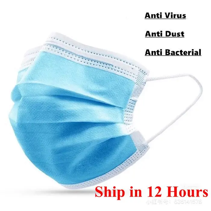 In stock 100 pcs/pack Non Woven Disposable Face Respirator Mask 3 Layer Earloop Activated Carbon Anti-Dust proof Mouth Mask
In stock 100 pcs/pack Non Woven Disposable Face Respirator Mask 3 Layer Earloop Activated Carbon Anti-Dust proof Mouth Mask