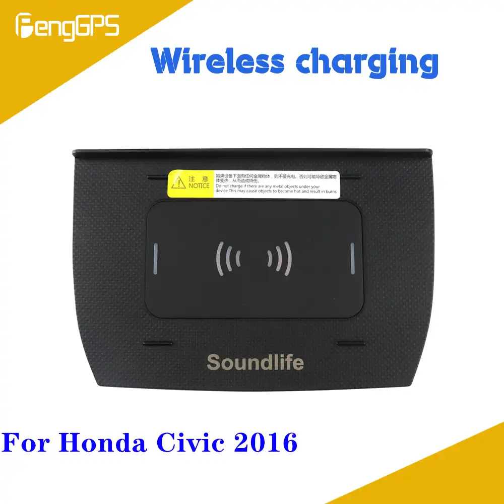 qi car wireless charger for honda civic 2016 fast charger mobile