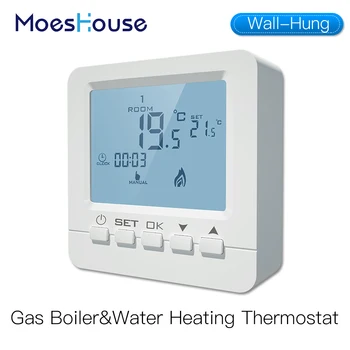 LCD 5A Wall-Hung Gas Boiler Heating Temperature Programmable Thermostat Battery Powered Thermoregulator with backlight
LCD 5A Wall-Hung Gas Boiler Heating Temperature Programmable Thermostat Battery Powered Thermoregulator with backlight