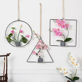 New Chinese style iron garland living room dining room wall pendant bedroom simulation flower indoor home decoration accessories
New Chinese style iron garland living room dining room wall pendant bedroom simulation flower indoor home decoration accessories