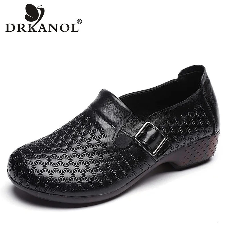 DRKANOL Spring Autumn Genuine Leather Slip On Loafers Women Flat Shoes Vintage Soft Bottom Casual Driving Shoes Women Moccasins
DRKANOL Spring Autumn Genuine Leather Slip On Loafers Women Flat Shoes Vintage Soft Bottom Casual Driving Shoes Women Moccasins