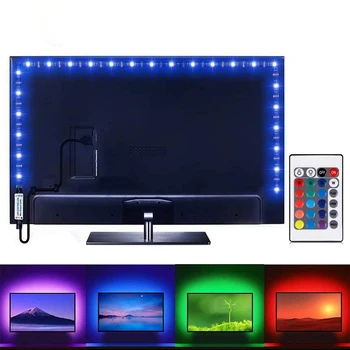 USB LED Strip DC 5V 50CM 1M 2M 3M 4M 5M Mini 3Key 24Key Flexible Light Lamp SMD 5050 Desk Decor Screen TV Background Lighting
USB LED Strip DC 5V 50CM 1M 2M 3M 4M 5M Mini 3Key 24Key Flexible Light Lamp SMD 5050 Desk Decor Screen TV Background Lighting