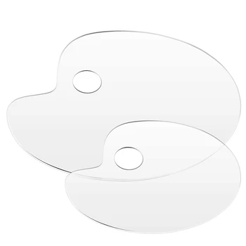 2 Pcs Clear Acrylic Paint Palette 10 x 6 and 11.8 x 7.8 Inch Art Paint Tray Palette For DIY Art Craft Painting
2 Pcs Clear Acrylic Paint Palette 10 x 6 and 11.8 x 7.8 Inch Art Paint Tray Palette For DIY Art Craft Painting