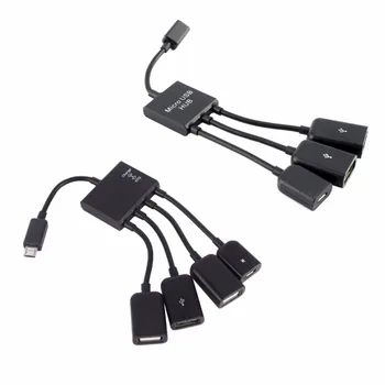 OTG 3/4 Port Micro USB Power Charging Hub Cable Spliter Connector Adapter For Smartphone Computer Tablet PC Data Wire
OTG 3/4 Port Micro USB Power Charging Hub Cable Spliter Connector Adapter For Smartphone Computer Tablet PC Data Wire