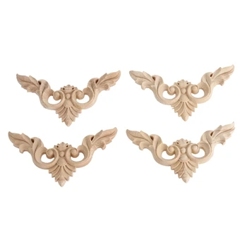 4pcs 8*8cm Wood Carved Corner Onlay Furniture Home Decorations Unpainted Applique
4pcs 8*8cm Wood Carved Corner Onlay Furniture Home Decorations Unpainted Applique