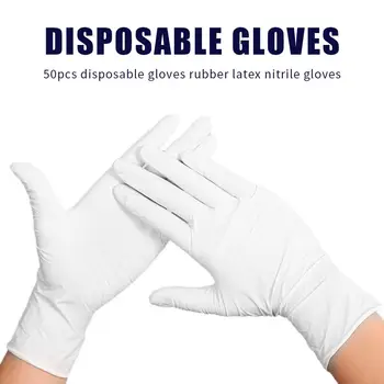 50pcs Nitrile Coated Latex in Light Work Puncture Resistant Hand Protection Gardening Gardening Safety Living Disposable
50pcs Nitrile Coated Latex in Light Work Puncture Resistant Hand Protection Gardening Gardening Safety Living Disposable