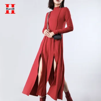 Street Wear Long Dress Sexy Split A-line Dress Women Clothing Irregular High Waist Long Sleeved Maxi Dresses Robe ropa de mujer
Street Wear Long Dress Sexy Split A-line Dress Women Clothing Irregular High Waist Long Sleeved Maxi Dresses Robe ropa de mujer