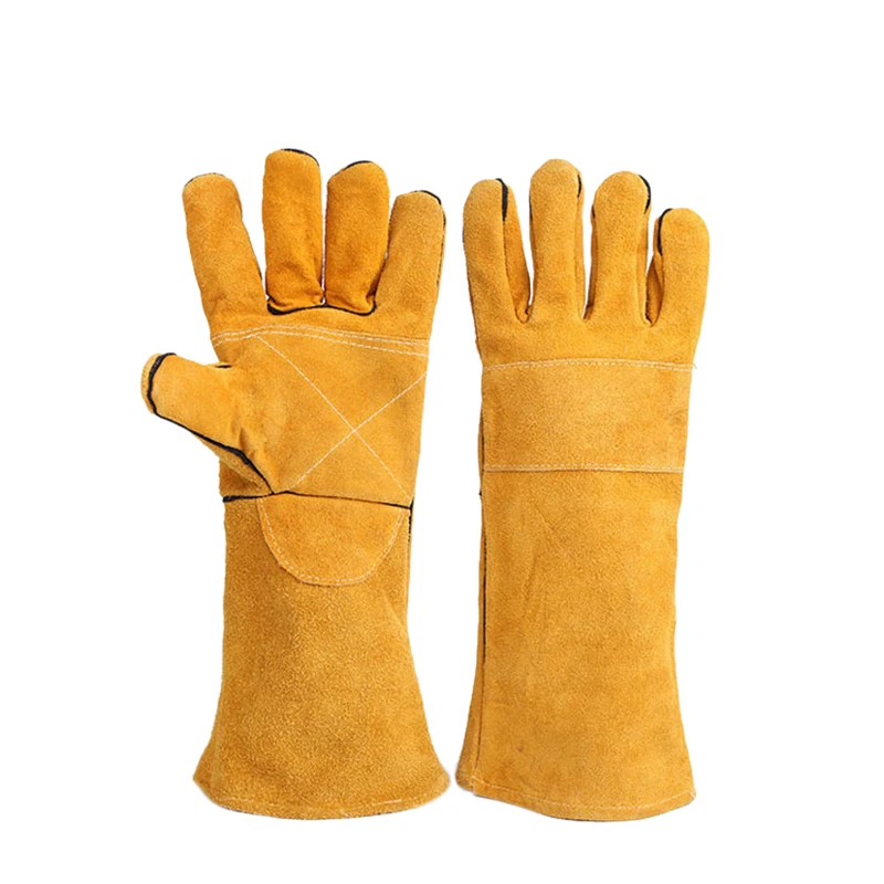 14 Inch Leather Welding Gloves Anti-Cut Temperature Resistant Fire-Proof Cowhide Work Gloves Hands Protection
14 Inch Leather Welding Gloves Anti-Cut Temperature Resistant Fire-Proof Cowhide Work Gloves Hands Protection