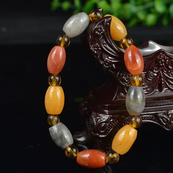 Natural Xinjiang Golden Silk Jade Oval Beads Elastic Bracelet Charm Jewellery Fashion Handmade Man Woman Luck Gifts Amulet New
Natural Xinjiang Golden Silk Jade Oval Beads Elastic Bracelet Charm Jewellery Fashion Handmade Man Woman Luck Gifts Amulet New